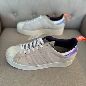 Adidas Superstar Plateau Girls Are Awesome Women’s Shoes Size 9.5